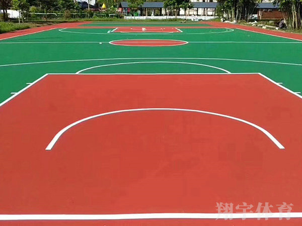 硅PU篮球场