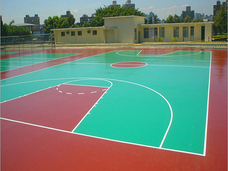 硅PU篮球场