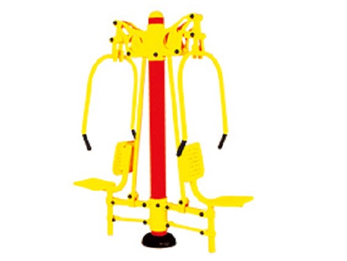 双人坐推训练器